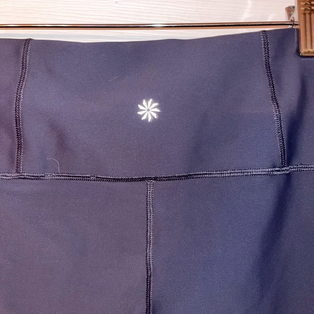 Athleta Gray Interval Leggings Medium - Picture 3 of 4